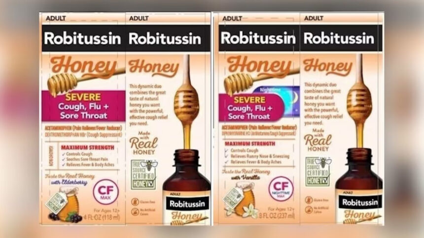 Robitussin Honey CF Max Day and Nighttime Bottles - Recalled Due to Contamination